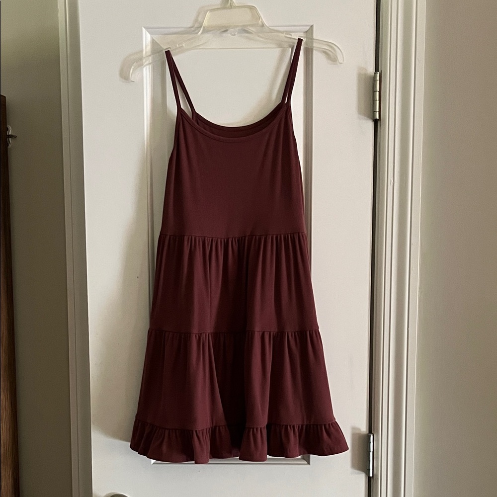 Wild Fable Burgundy Sleeveless Dress